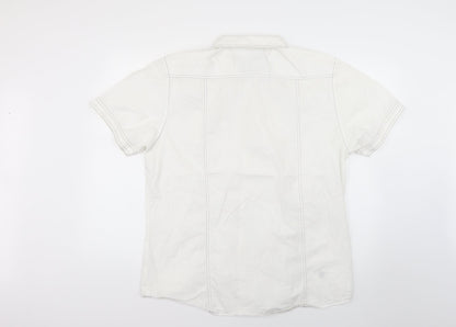 urban spirit Mens White    Button-Up Size XL