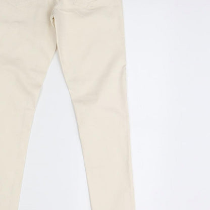 FOREVER 21 Womens Ivory  Denim Skinny Jeans Size 26 L29 in