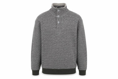 Mens UK Size M Sand Stone Grey Henley Jumper