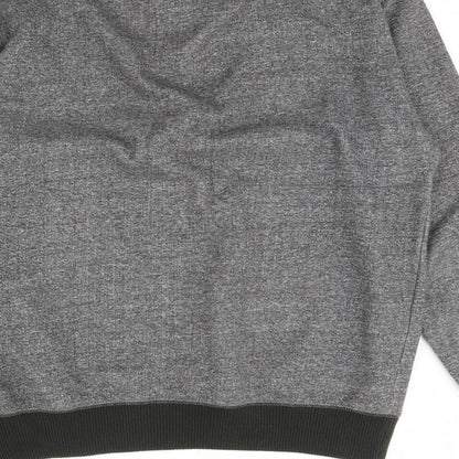 Sand Stone Mens Grey   Henley Jumper Size M