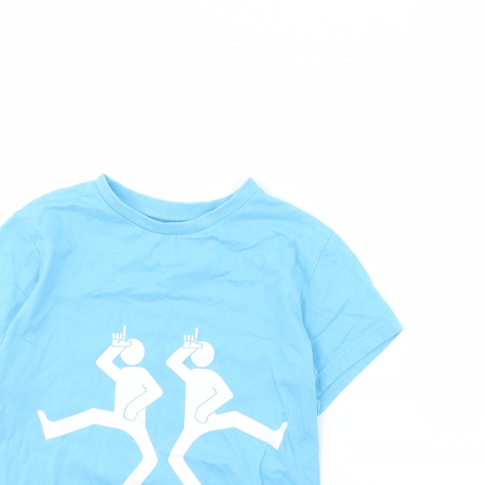 Urban outlaws Boys Blue   Basic T-Shirt Size 9 Years