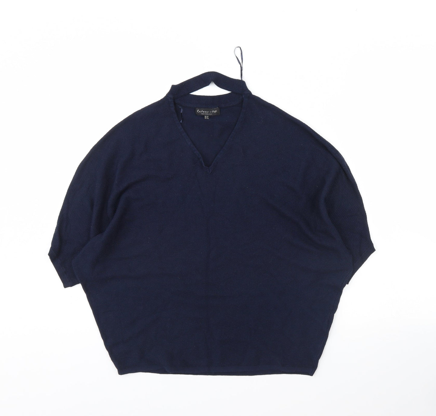 Womens UK Size 12 F&F Blue Basic Blouse