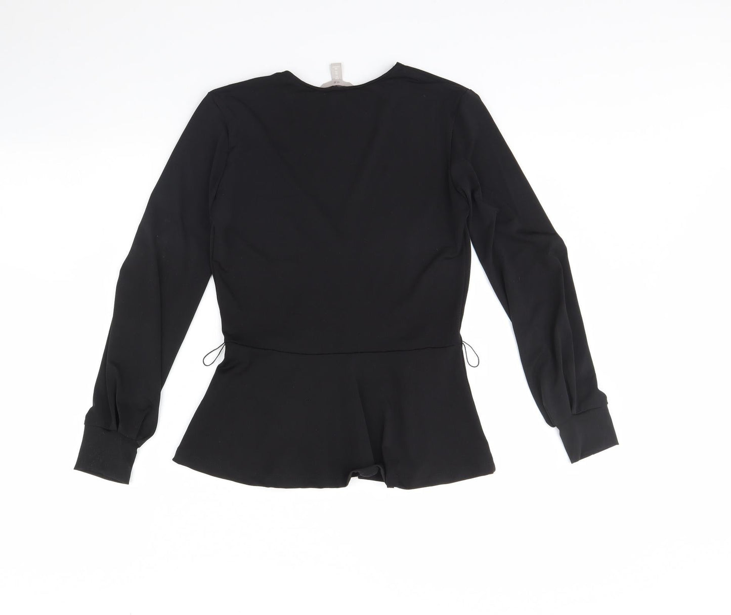 Womens UK Size XS H&M Black Basic Blouse