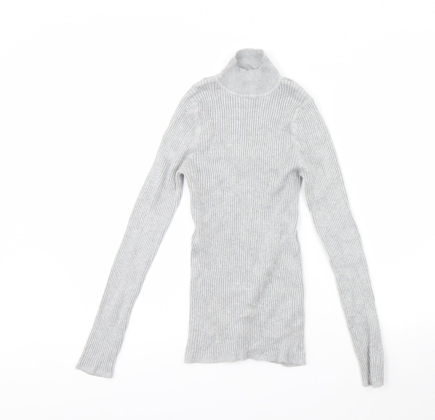 Womens UK Size 10 New Look Grey Pullover Jumper