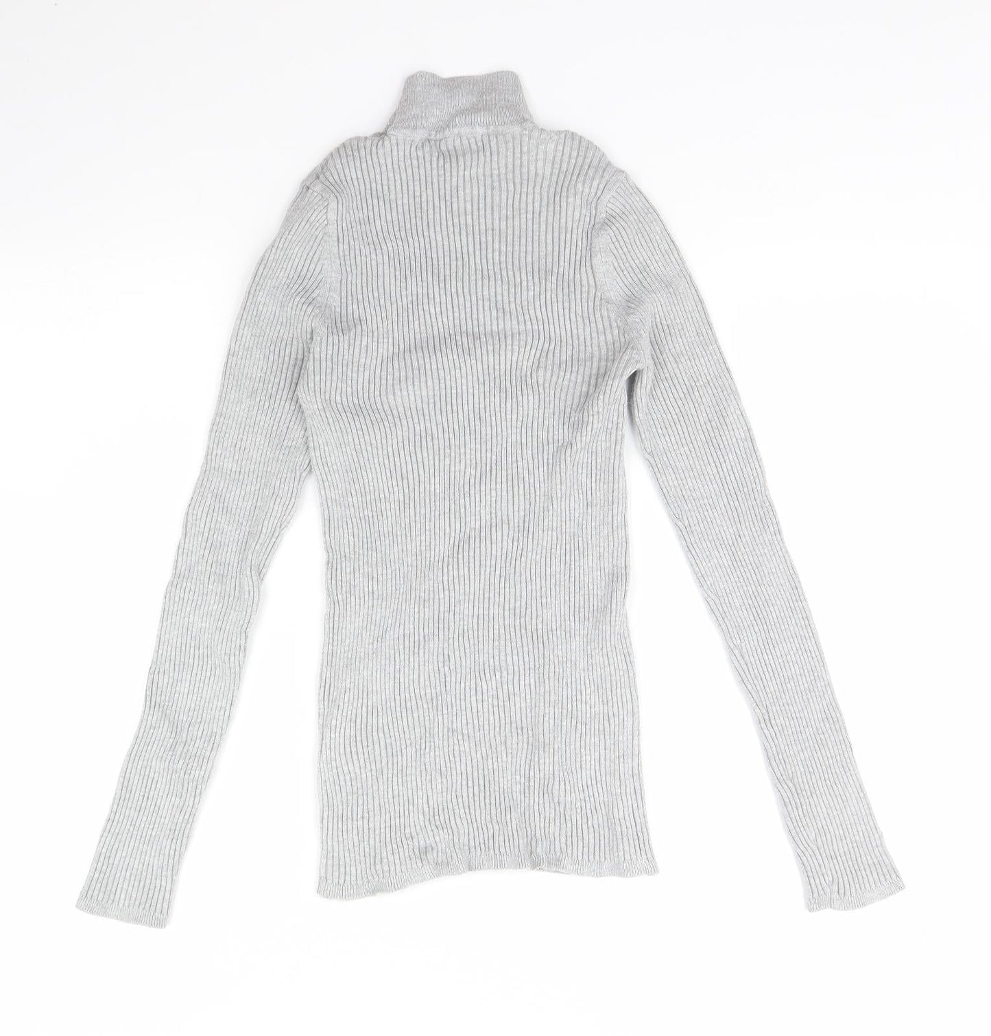 Womens UK Size 10 New Look Grey Pullover Jumper