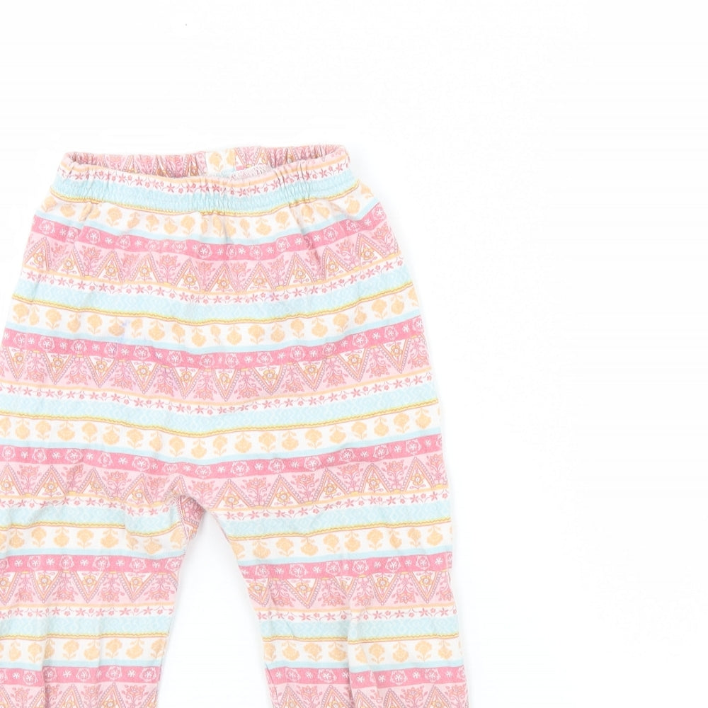 Juniors Girls Pink Spotted  Cami Pyjama Pants Size 3 Years