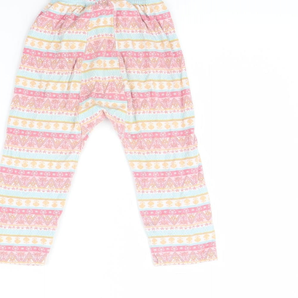 Juniors Girls Pink Spotted  Cami Pyjama Pants Size 3 Years