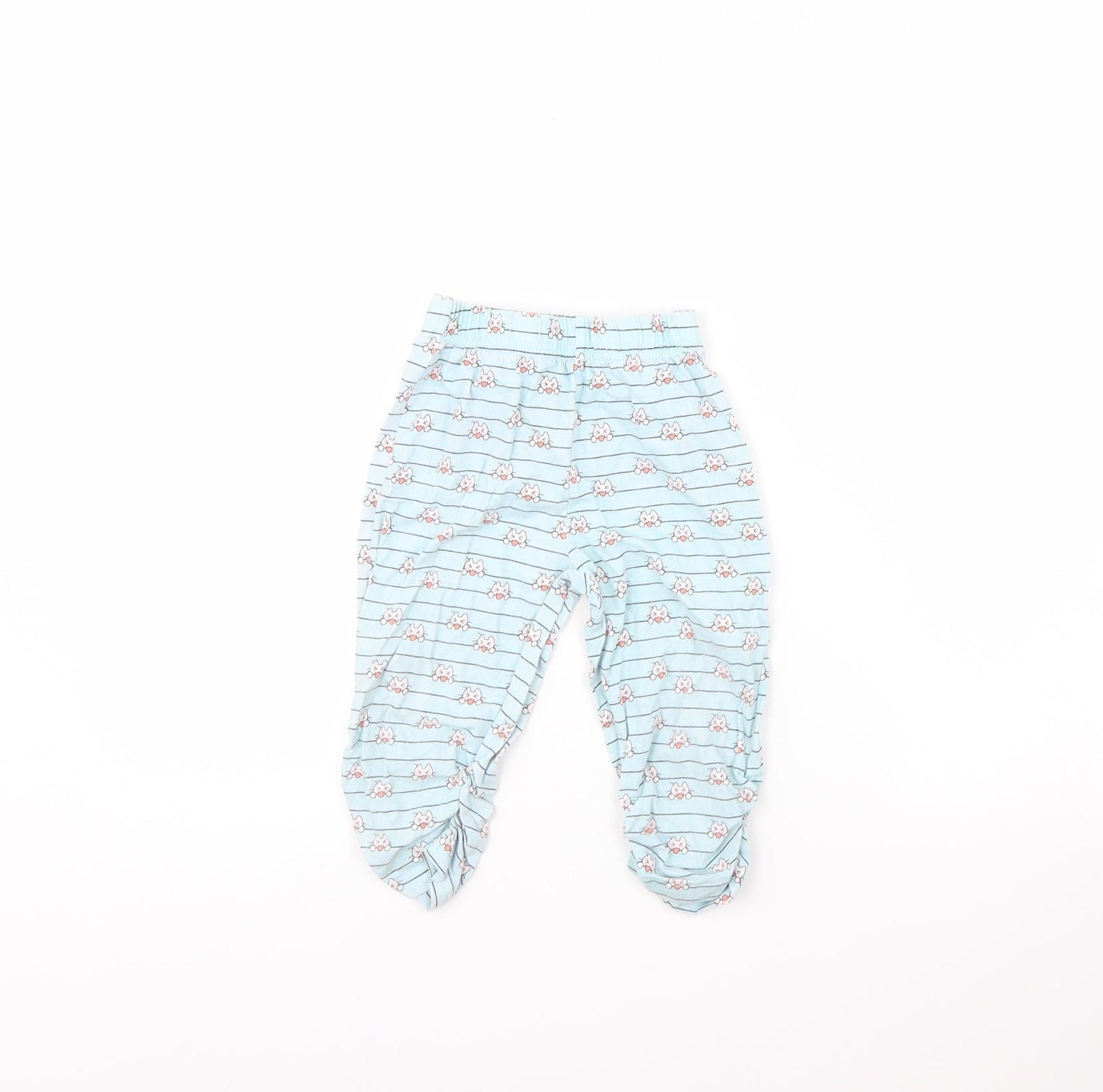 Juniors Girls Blue Striped  Cami Pyjama Pants Size 3 Years