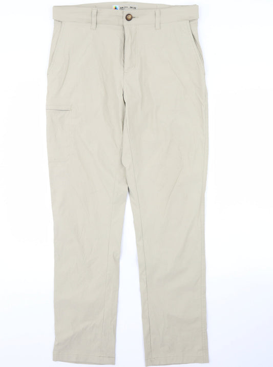 LB TECH Mens Beige   Trousers  Size 32 L34 in