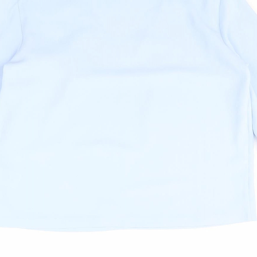 Womens UK Size 12 H&M Blue Basic Blouse