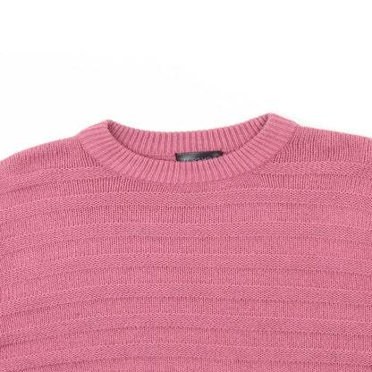 Womens UK Size 12 Topshop Pink Pullover Jumper