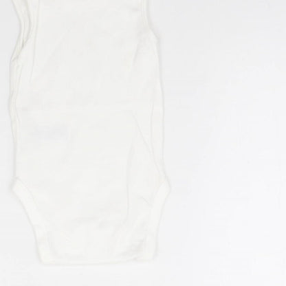 NEXT Baby White   Babygrow One-Piece Size 6-9 Months