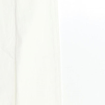 Womens UK Size 6 H&M Regular Fit Skinny White Jeans