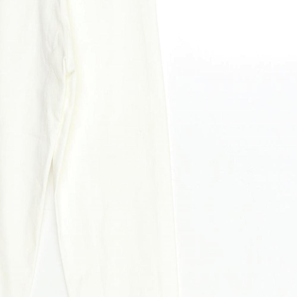 Womens UK Size 6 H&M Regular Fit Skinny White Jeans