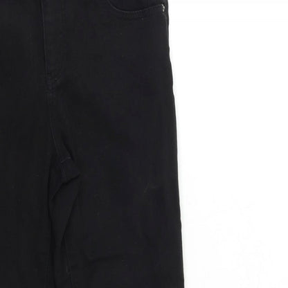 Bass Womens Black  Denim Skinny Jeans Size 6 L27 in