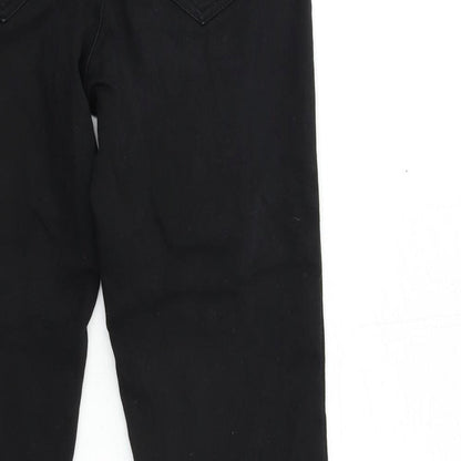 Bass Womens Black  Denim Skinny Jeans Size 6 L27 in