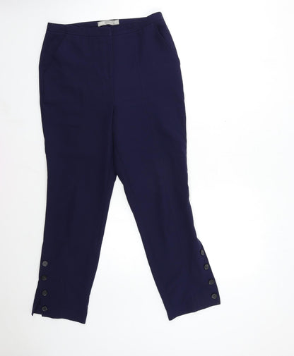 Womens UK Size 10 ASOS Regular Fit  Blue Trousers
