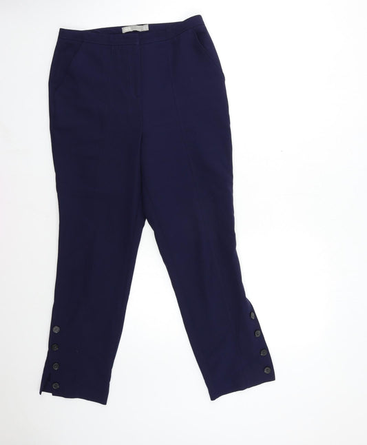 Womens UK Size 10 ASOS Regular Fit  Blue Trousers