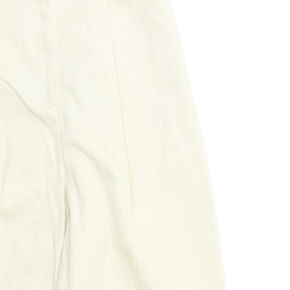 Womens UK Size 4 Topshop Regular Fit  Beige Trousers