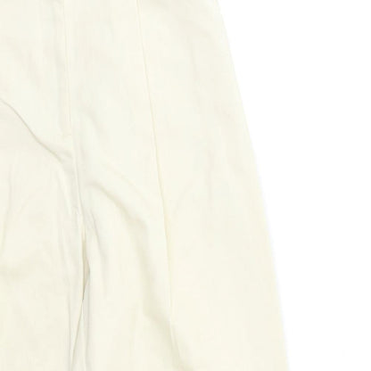 Womens UK Size 4 Topshop Regular Fit  Beige Trousers
