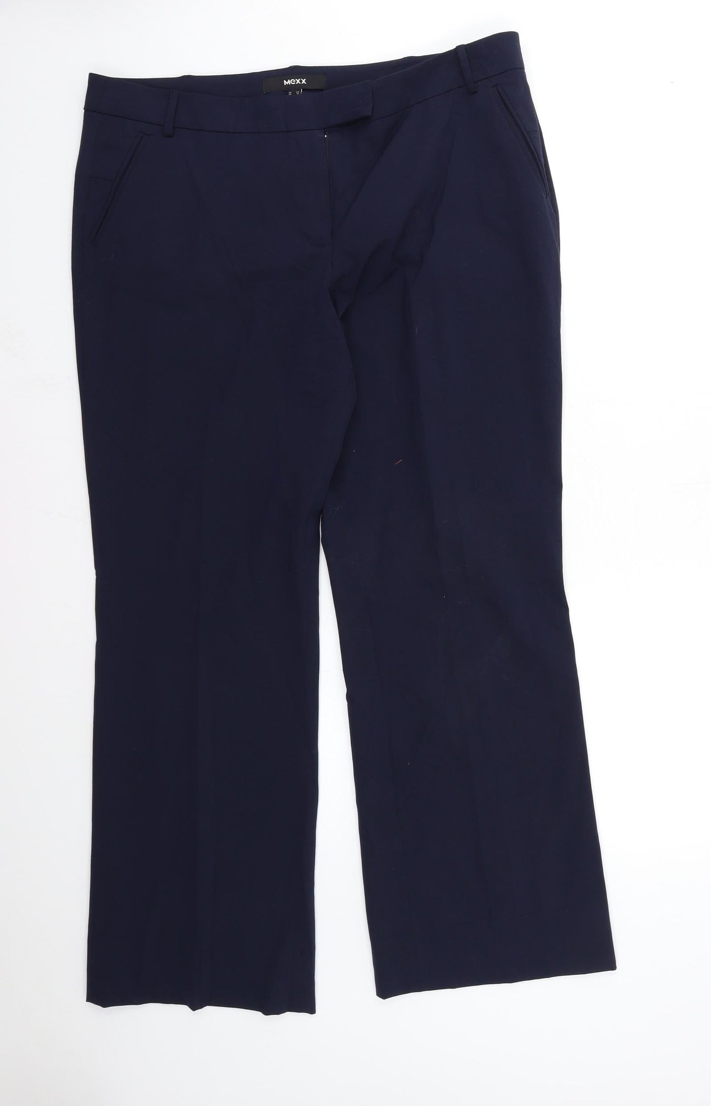 Womens UK Size 18 Mexx Regular Fit  Blue Trousers