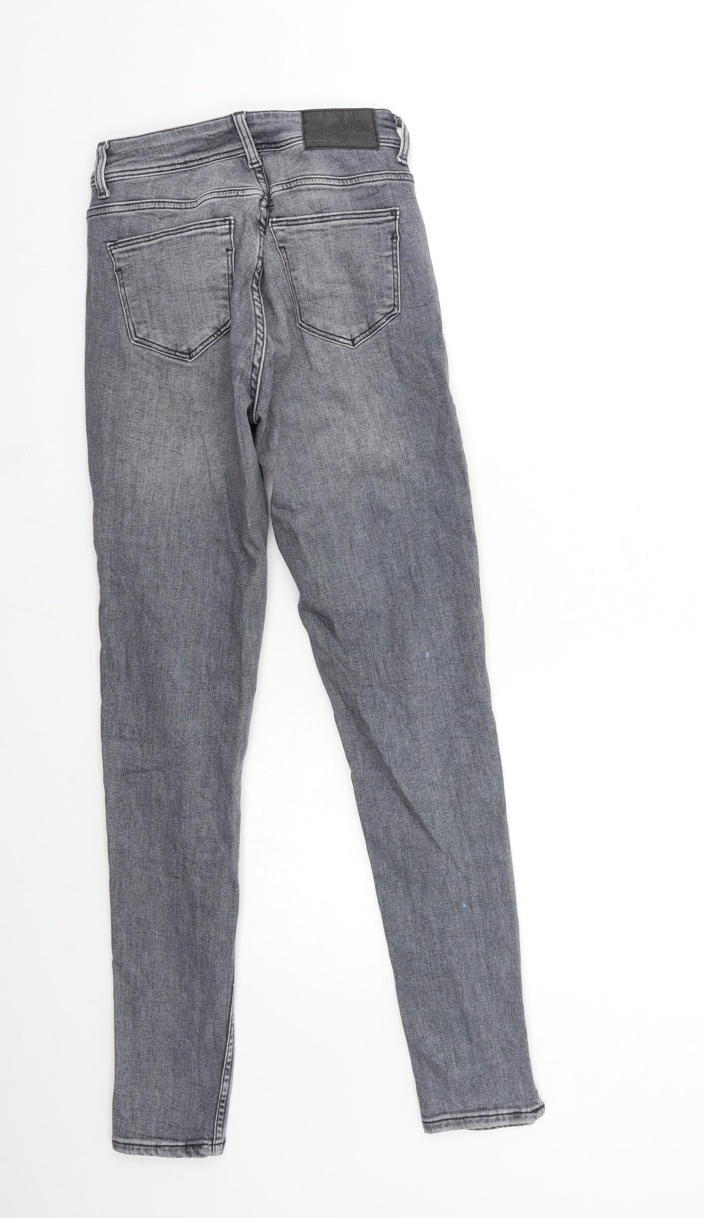 Zara Womens Grey  Denim Skinny Jeans Size 6 L23 in