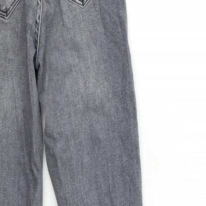 Zara Womens Grey  Denim Skinny Jeans Size 6 L23 in