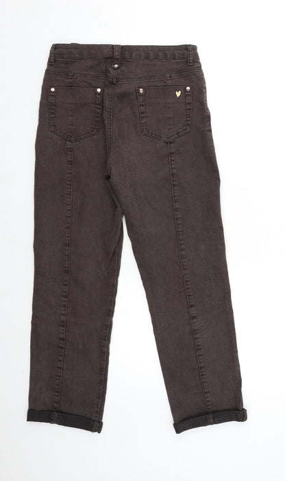 Per Una Womens Brown  Denim Straight Jeans Size 26 in L25 in