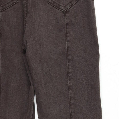 Per Una Womens Brown  Denim Straight Jeans Size 26 in L25 in