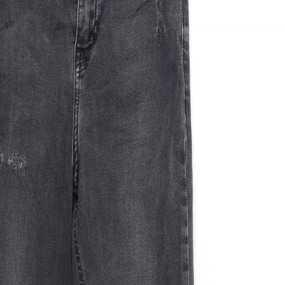 Topshop Womens Grey  Denim Skinny Jeans Size 26 in L32 in