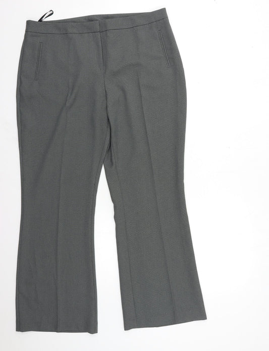 Womens UK Size 18 BHS Regular Fit  Grey Trousers