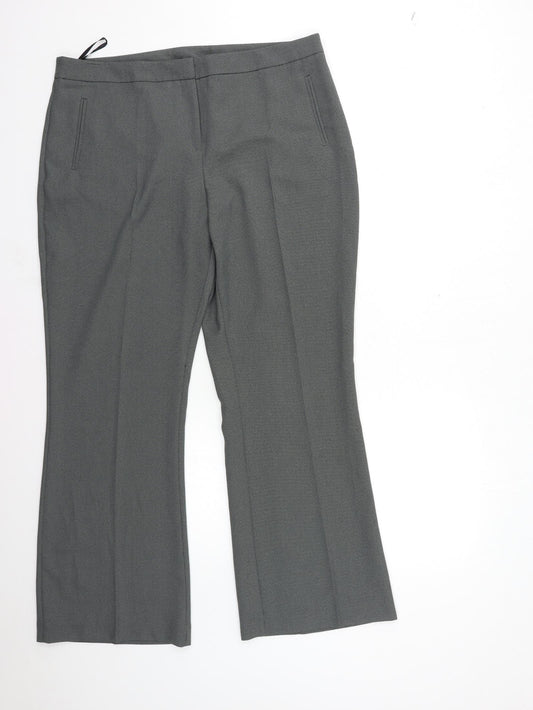 Womens UK Size 18 BHS Regular Fit  Grey Trousers