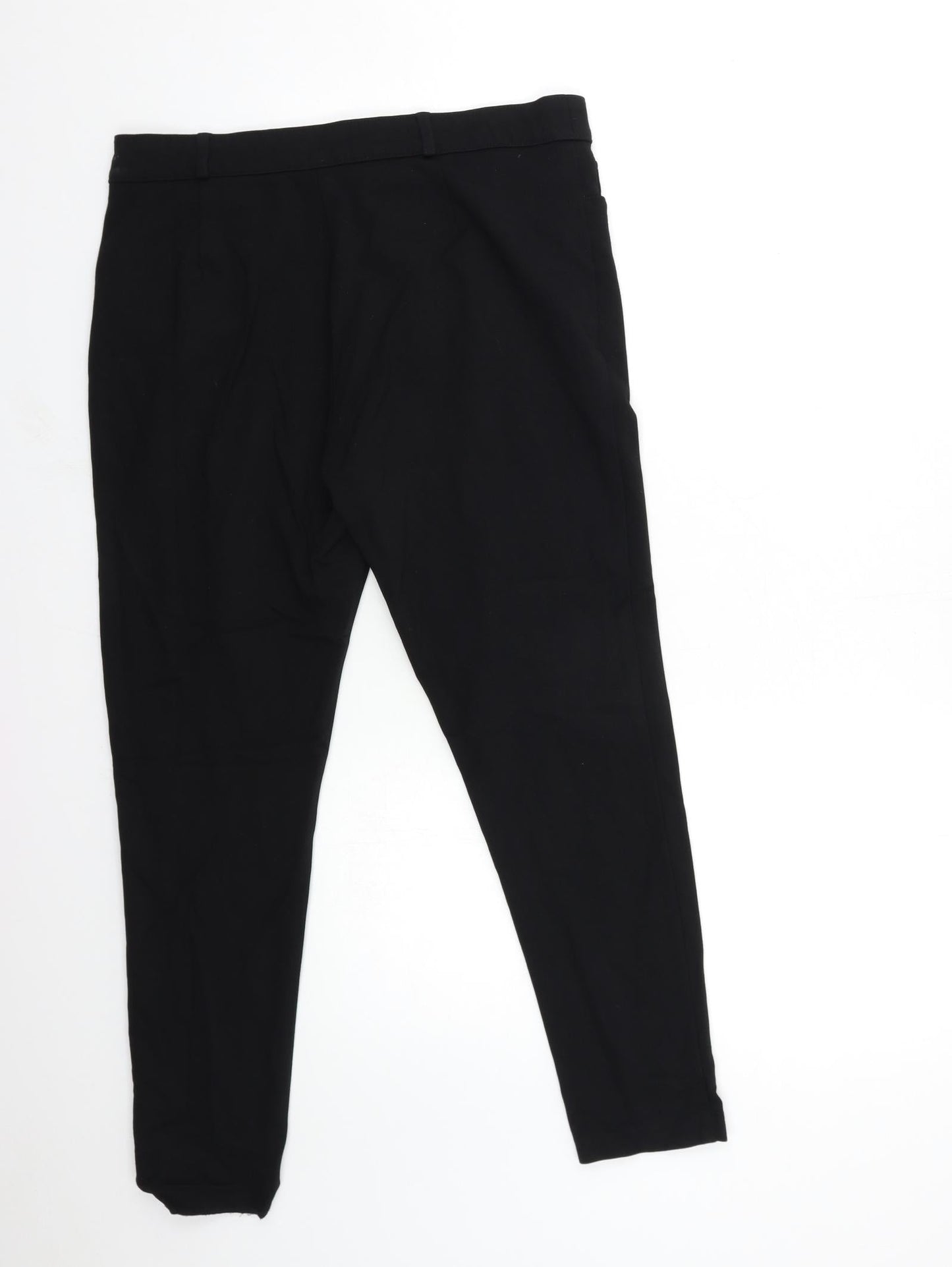 F&F Womens Black   Trousers  Size 14 L26 in