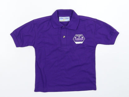 Blue Max Boys Purple   Basic Polo Size 3-4 Years