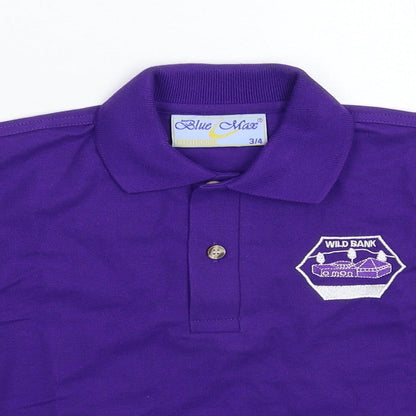 Blue Max Boys Purple   Basic Polo Size 3-4 Years