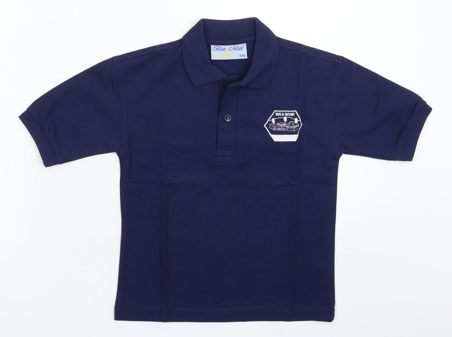 Blue Max Boys Blue   Basic Polo Size 5-6 Years