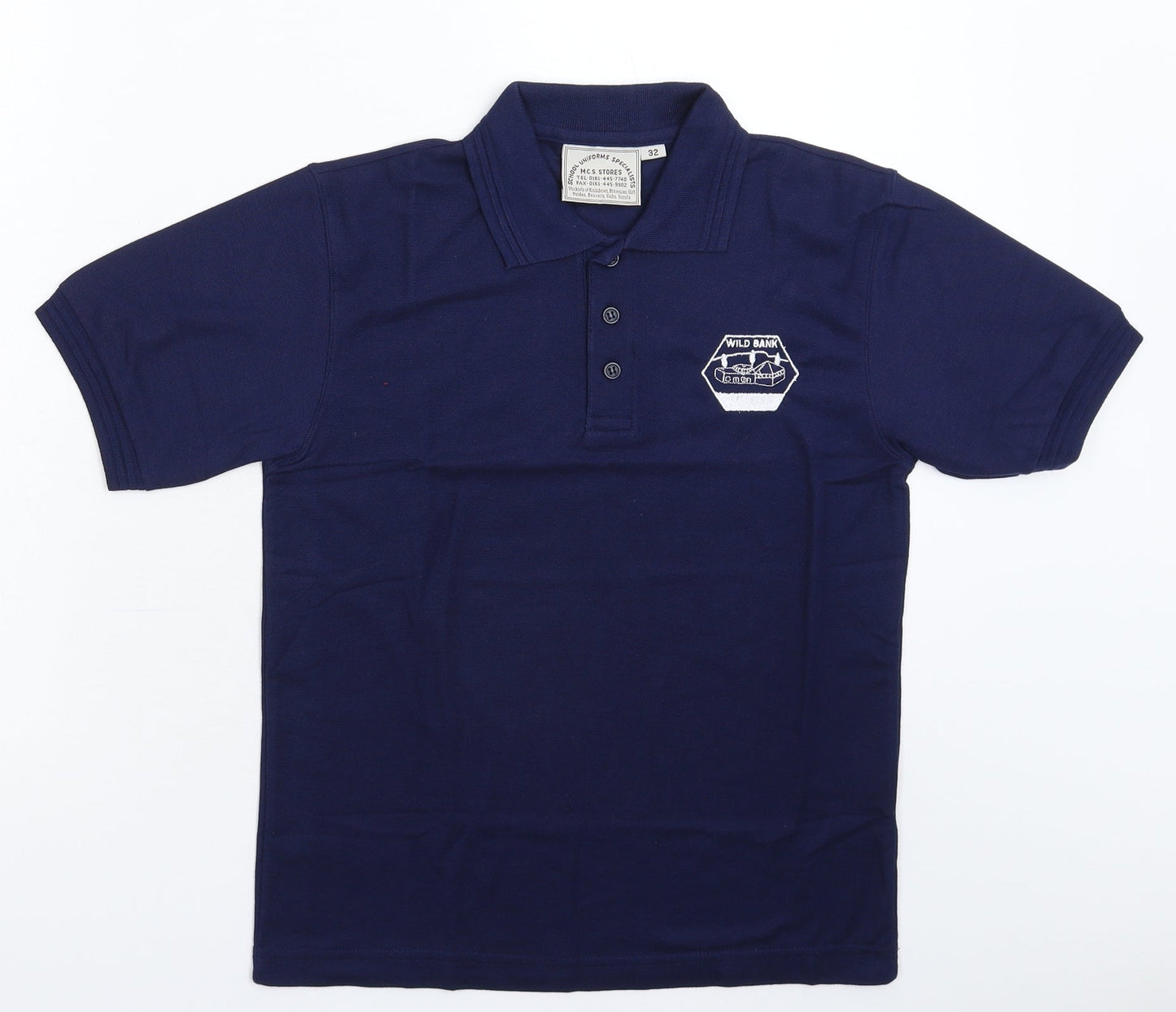 MCS Boys Blue   Basic Polo Size L
