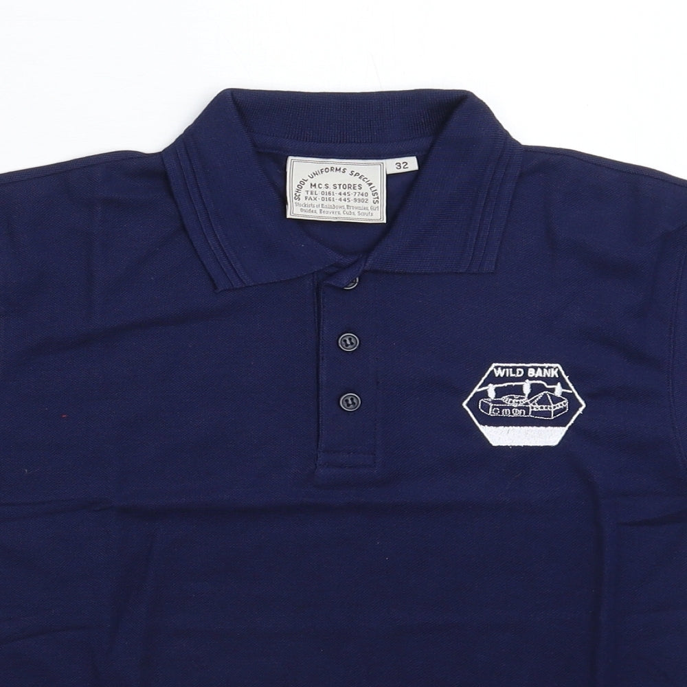 MCS Boys Blue   Basic Polo Size L