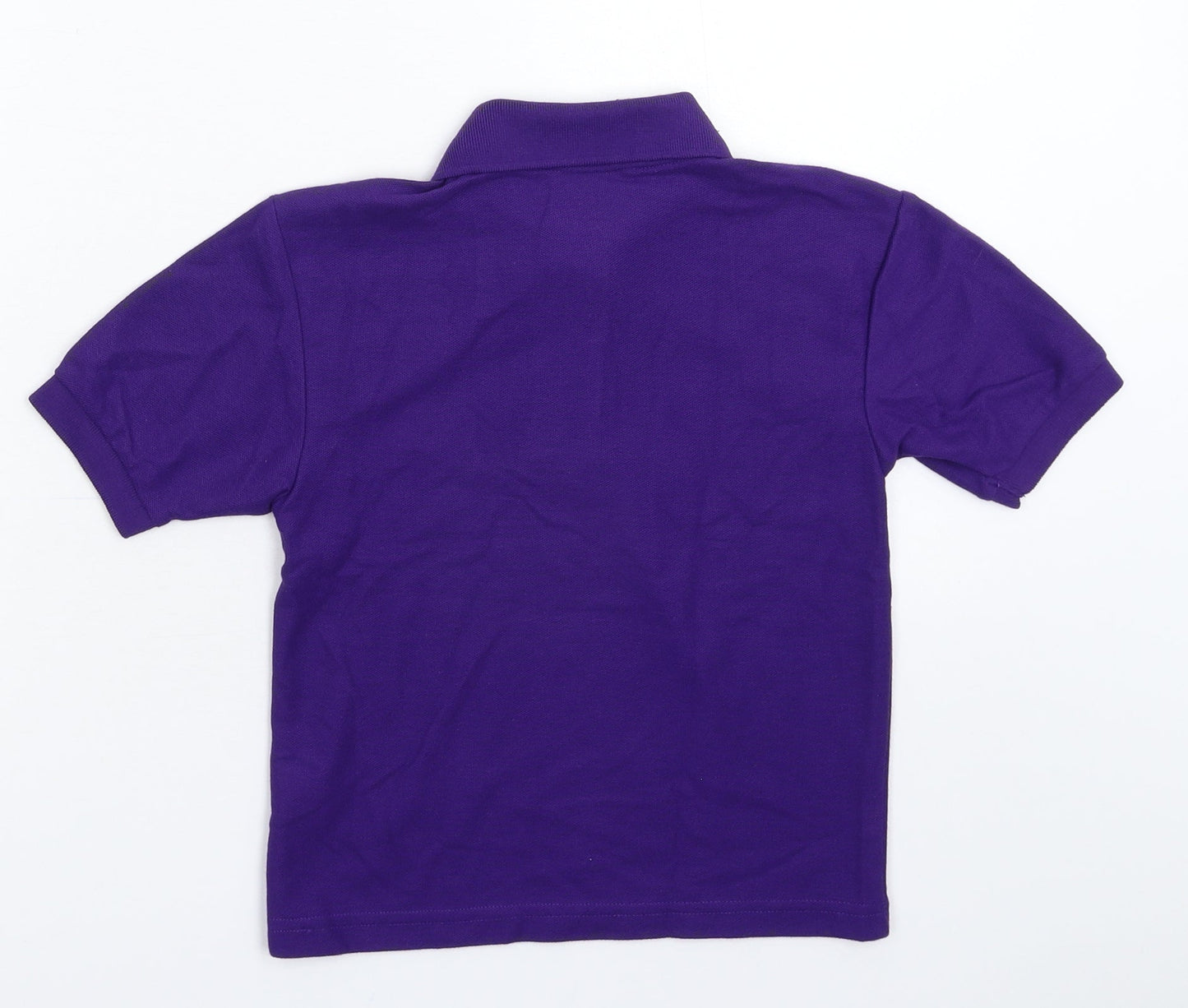 Fruit of the Loom Boys Purple   Basic Polo Size 3-4 Years