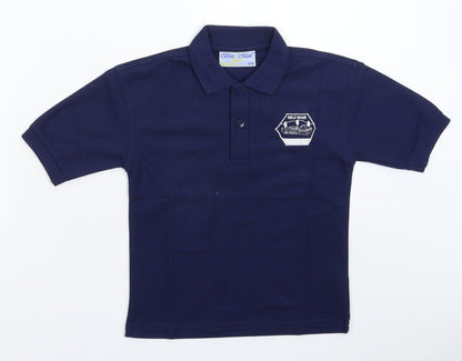 Blue Max Boys Blue   Basic Polo Size 5-6 Years