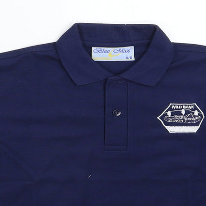 Blue Max Boys Blue   Basic Polo Size 5-6 Years