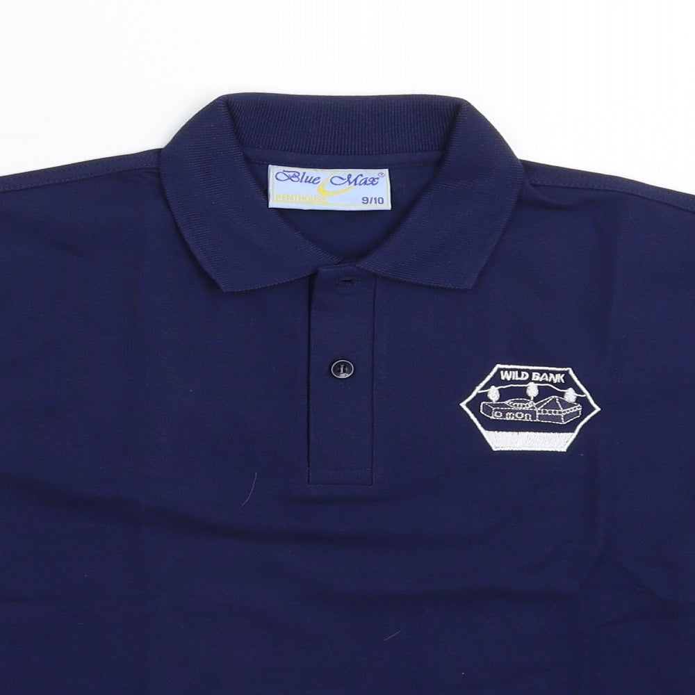 Blue Max Boys Blue   Basic Polo Size 9-10 Years