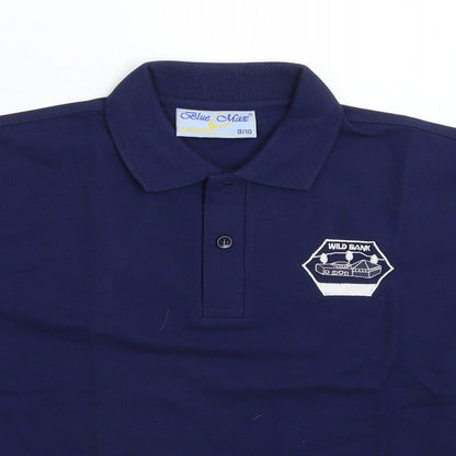 Blue Max Boys Blue   Basic Polo Size 9-10 Years