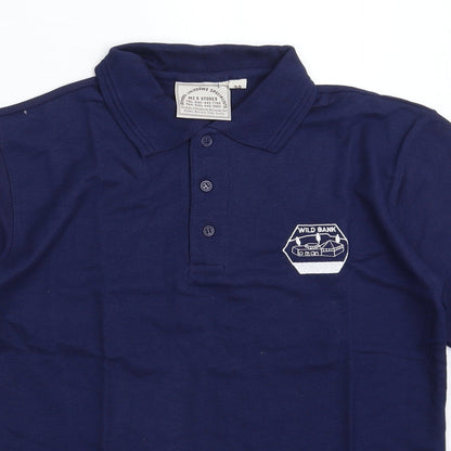 MCS Mens Blue    Polo Size XS