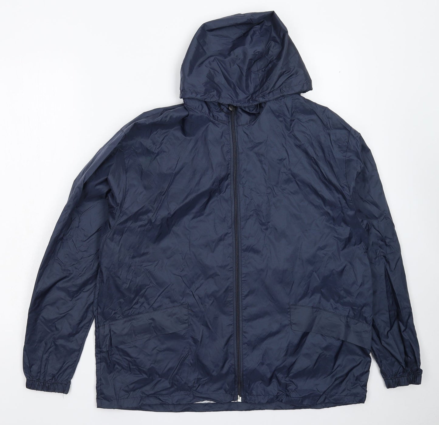 Mens UK Size S Result Blue Rain Coat
