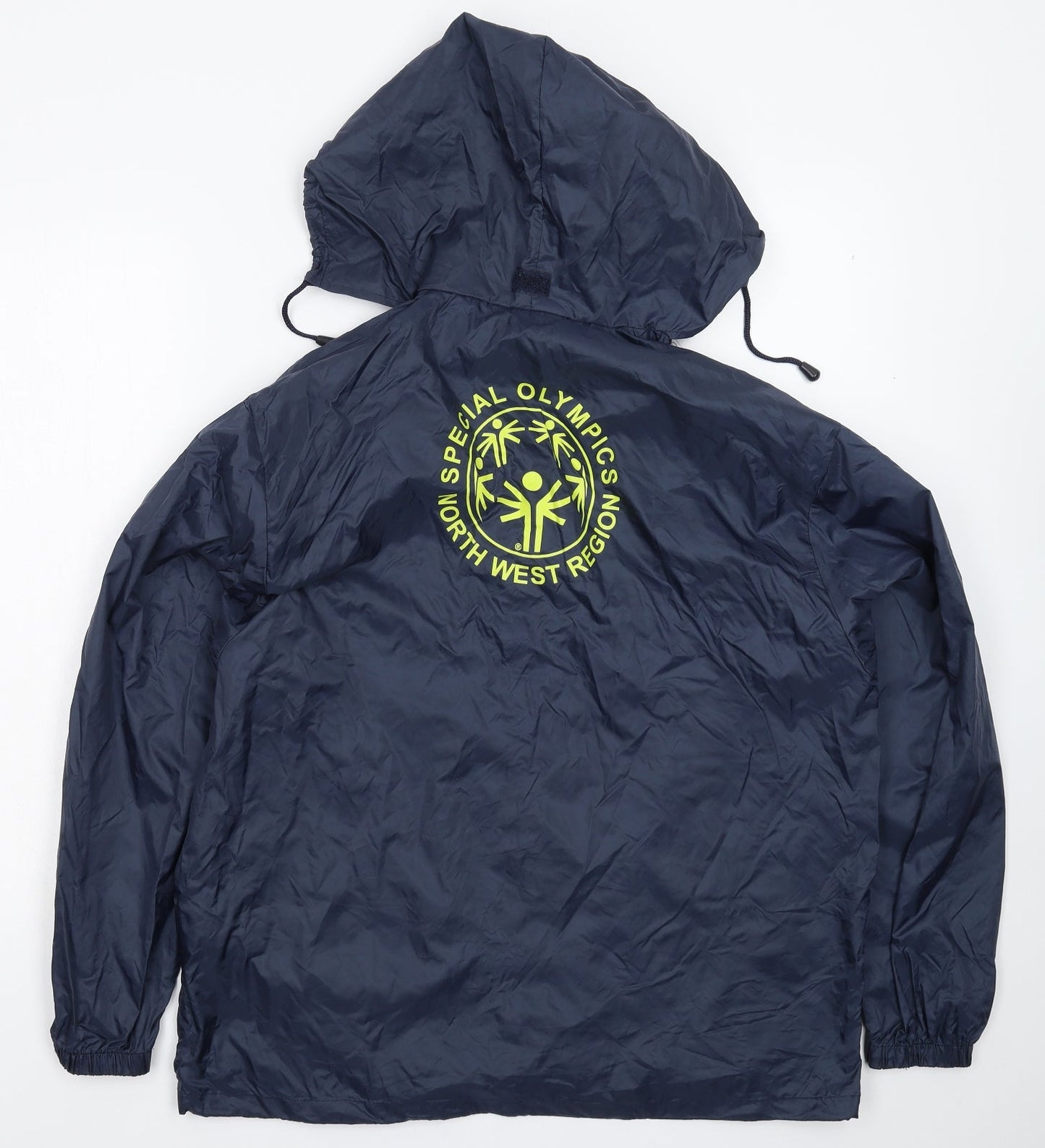 Mens UK Size S Result Blue Rain Coat