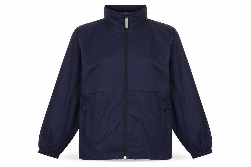 Womens UK Size 14 B&C Blue Rain Coat