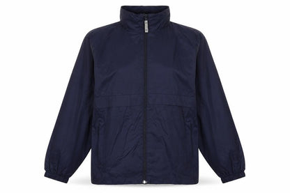 Womens UK Size 14 B&C Blue Rain Coat