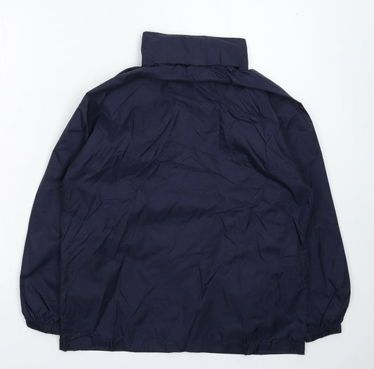 B&C Womens Blue   Rain Coat Coat Size 14