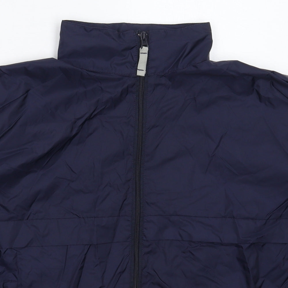 B&C Womens Blue   Rain Coat Coat Size 14